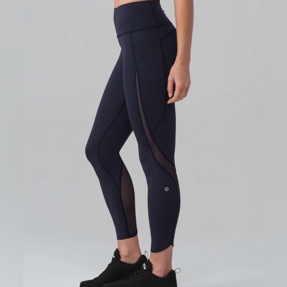Lululemon Pace Perfect 7/8 Tight Midnight Navy
